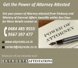 Attestation for Power of Attorney